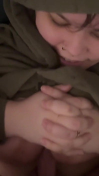 Lazy Homemade Titty Fuck for Our End of the Month Bonus Lol