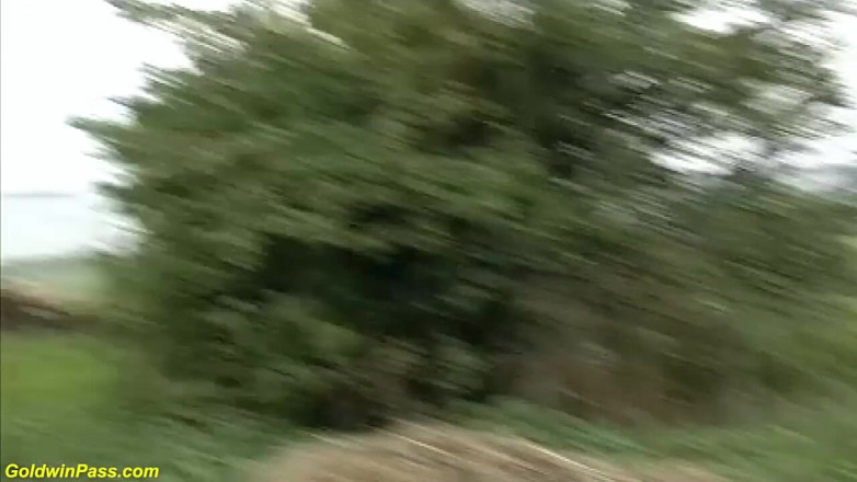 Goldwin pass: Cute young busty teen gets deep outdoor fucked