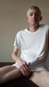 Playing with My Balls and Cock