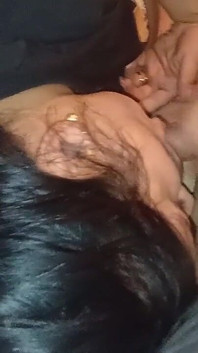 Mulutku dientot habis-habisan sama ayah tiriku sampai aku crot banyak banget