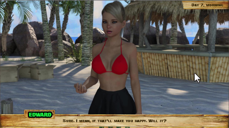 Johannes Gaming: Lewd Island #7 - utforska stranden