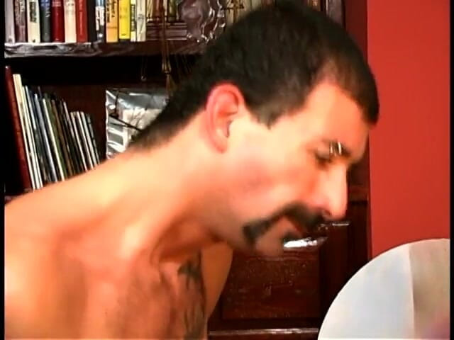 Bi All Means: Brunette lays on the floor and gets fucked with a...