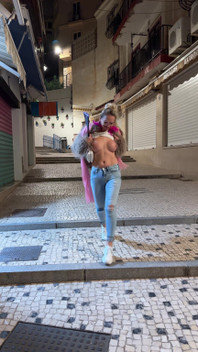 Bold MILF After the Party Showing off Her Curves