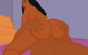 Back Alley Toonz: Cherokee D Parodia del culo cartone animato scena di sesso...