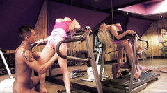 Wonderfull Bigboobs: Blonda vrea să se fută pentru a-și antrena pizda