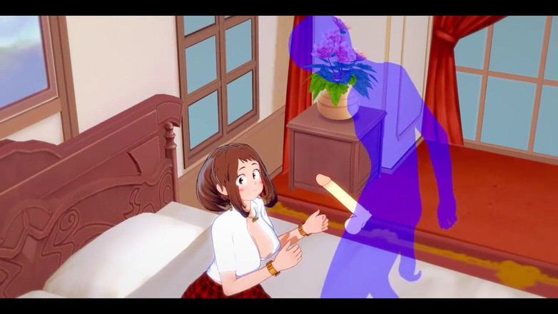 HentaiTubes: Hentai akademia pahlawan saya - blowjob dan dikongkek Uraraka - Manga Jepun...