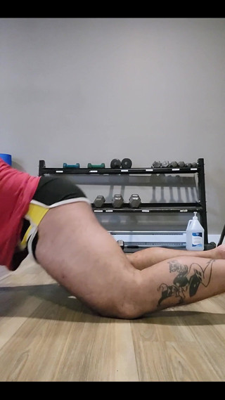 Lobo: Een stevige stretch na de training.