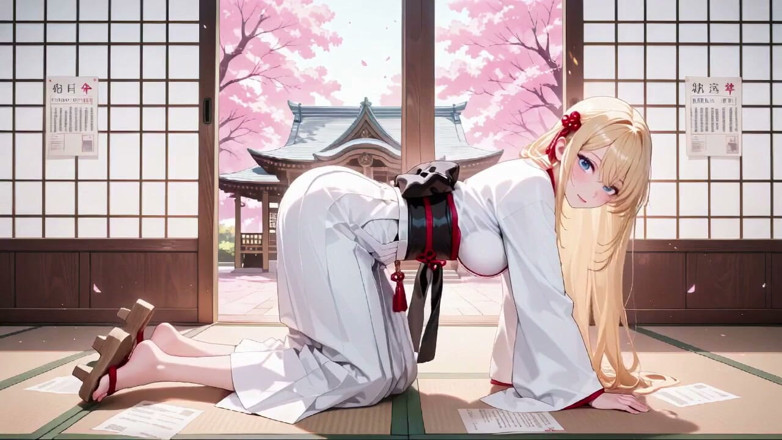 Tay Swift X: Blonde Miko in de Heiligdom! Taboe fluistert onder cherry blossoms,...