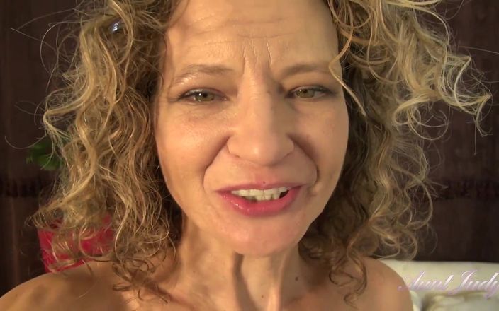 Aunt Judy's: Auntjudys - Petite Amateur MILF Tia Masturbates in Sexy Lingerie