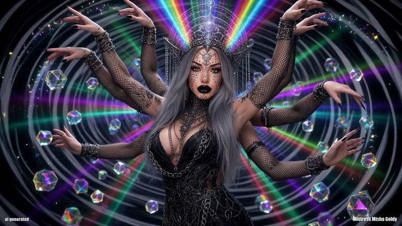 Goddess Misha Goldy: ทํามือ: มือหกข้างจับอวัยวะเพศของคุณ หนึ่งในนั้นเป็นของคุณ