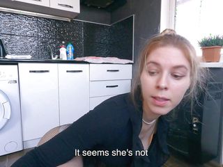 Michael Frost Pro: Госпожа соседа спасает от гневной жены на хуе Вонкера