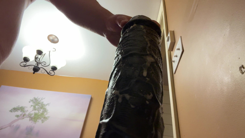 Charlieboy69: Massive huge dildo up my ass