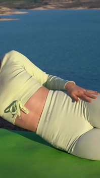 Hot Masturbation After Yoga in Sport Suit!