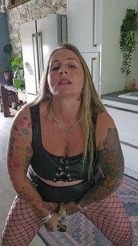 Horny as Fuck in Black Pvc Lattice Suit