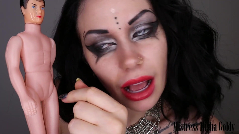 Goddess Misha Goldy: ลิปสติกเวทมนตร์สะกดจิตแม่มดวูดู อยากได้น้ำควยไปทำตุ๊กตา