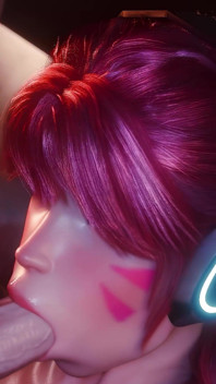 D.va waschküche gangbang - mit zwei typen Overwatch geteilt 3D Animation