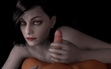 Wraith ward: Alcina Dimitrescu memberikan handjob dalam pov : Resident Evil Village Parodi...