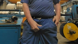 Andreas Jerks off at Work