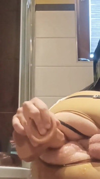 Sissygasm Handsfree Cumming Fat Dildo