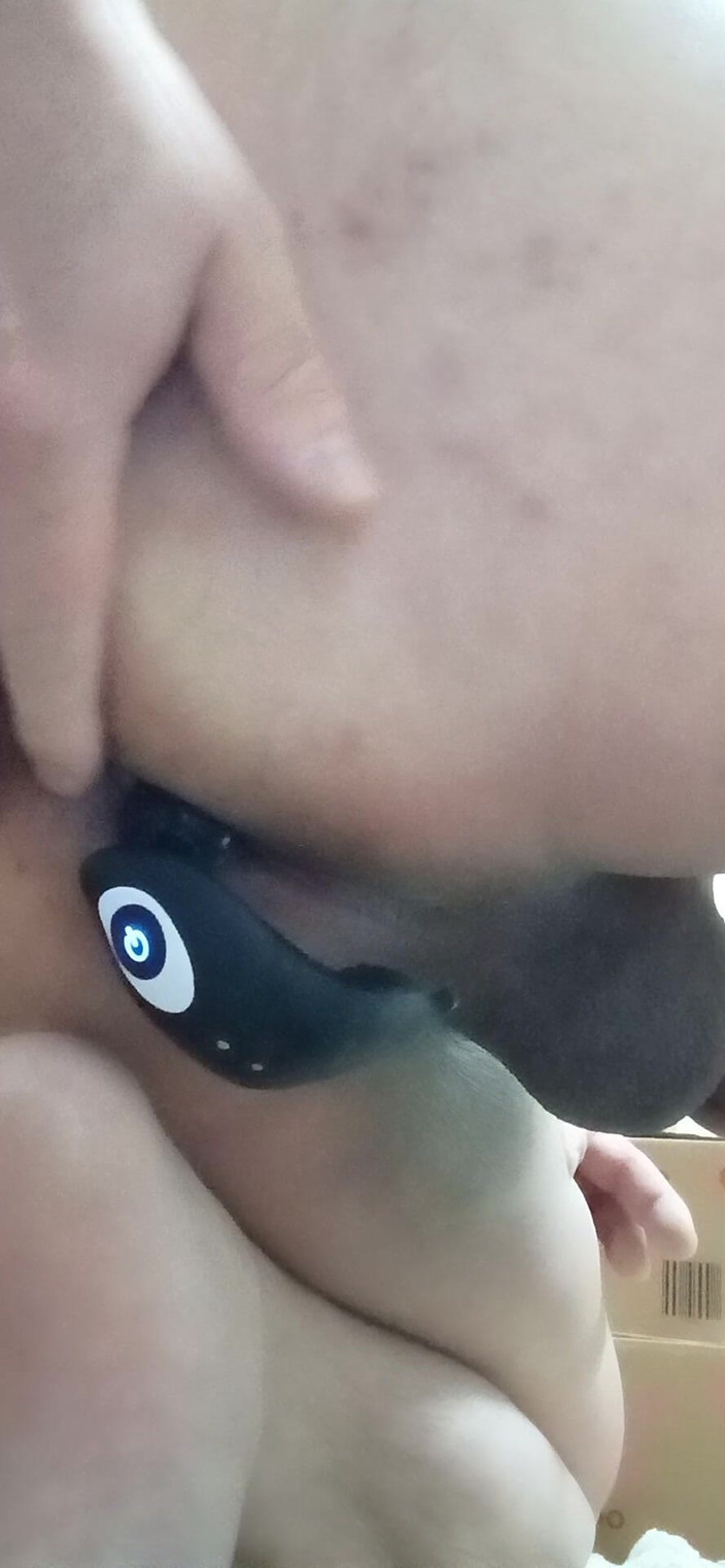 kei chan: 애널 바이브레이터의 진동으로 절정