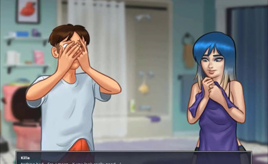 Cartoon Play: Summertime saga part 251 - hard in shower