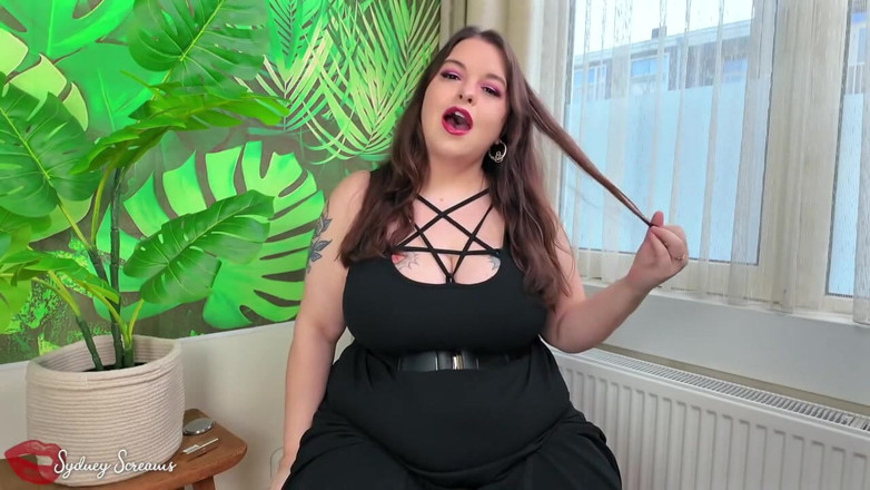 Sydney screams fetish: Magiczna szminka całuje feminize misogynistic BF