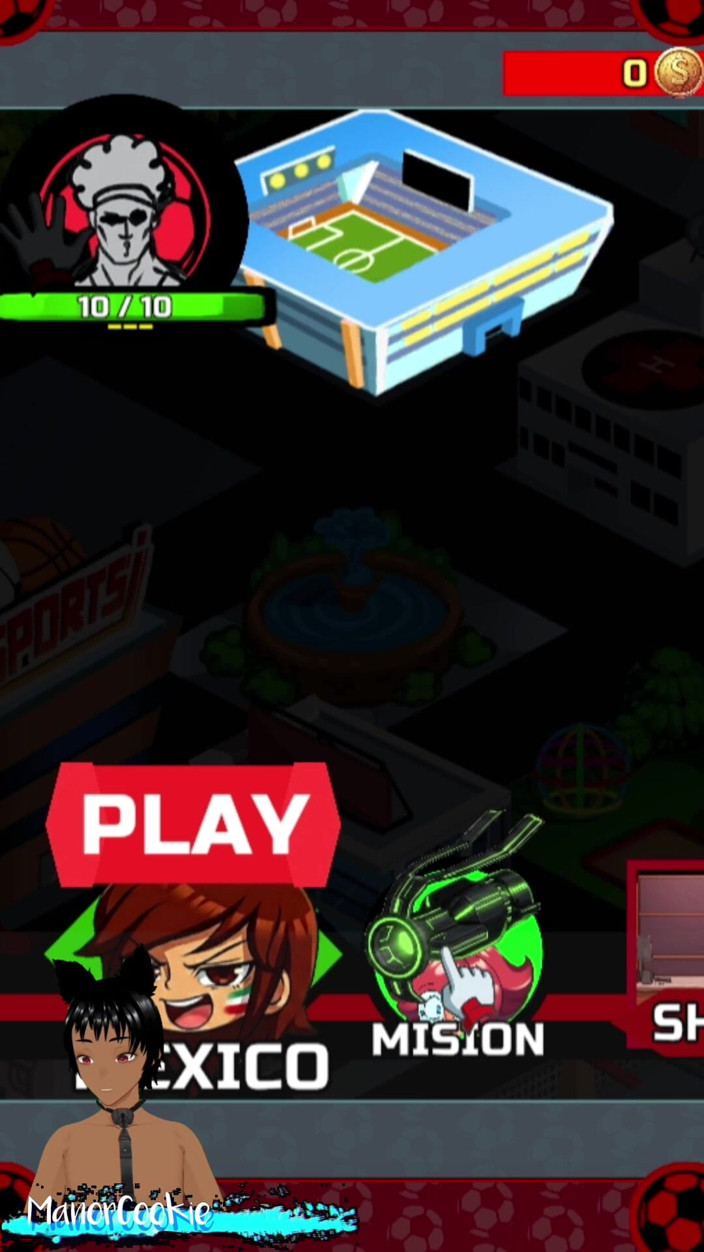 Manor Cookie: World Cup Girls - Vertical - um jogo da Copa do Mundo...