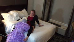 Sissy Bailey Wilde: Sexy Sissy v cudnosti strapon ošukaná Dominatrix