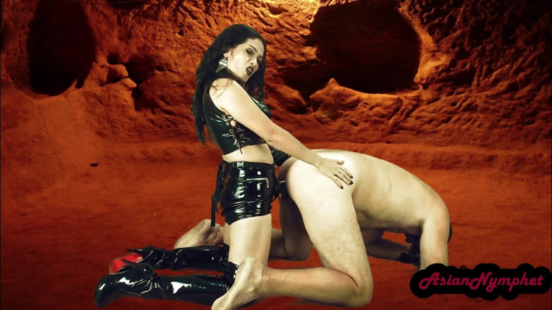 Asian Goddess: Evil femdom pleasure punishment and pegging.