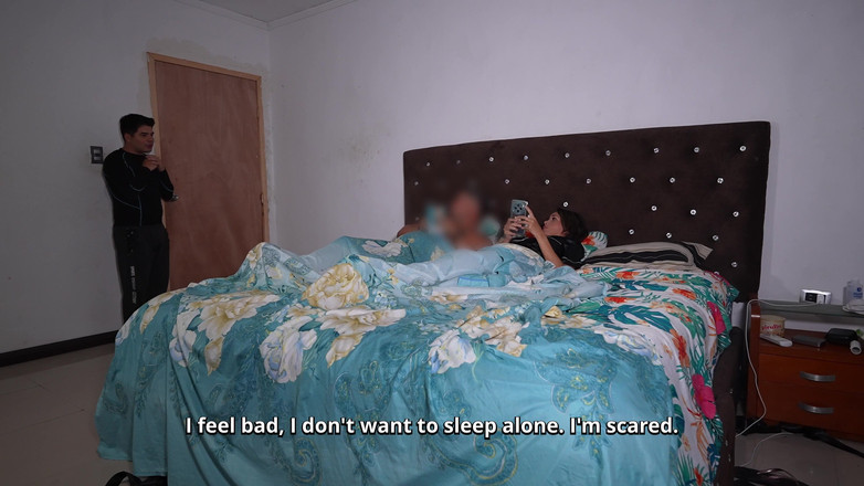 Panty Land: Stepmom's Secret Creampie Comfort in Bed Beside Hubby