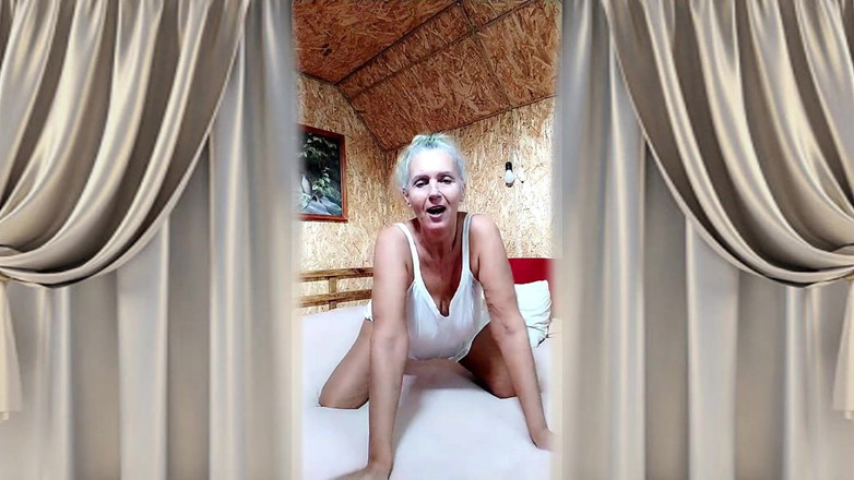 Lukerya: Hot Housewife Lukerya on a Big Soft Bed