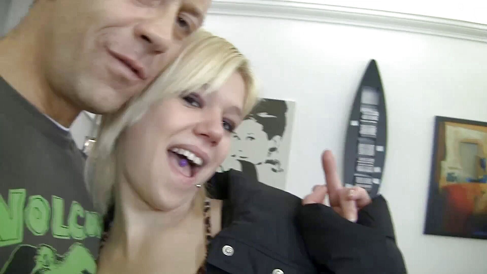 Horny girl masturbates in her casting (Rocco Siffredi porn)