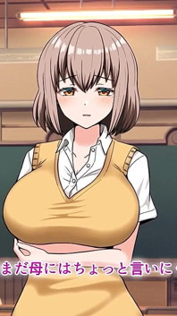 Dziwka z wielkimi cyckami: Czy zostanie uwiedziona przez dziewicę z ogromnym kutasem? Anime Motion