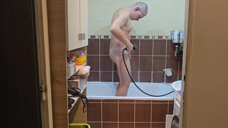 Fap_man93: Transformação Completa - Corte De Cabelo, Barbear Corpo Inteiro E Chuveiro