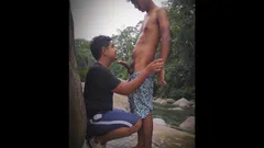 Indian Teen Fucking in the River with Her Partner