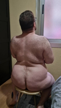 Riding My Fat Ass on My Dildo