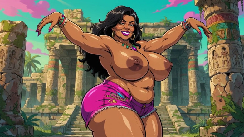 Huge Boobs: Exotische bBW-animation