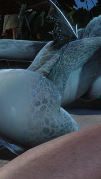 Fodendo uma Merwomen na praia