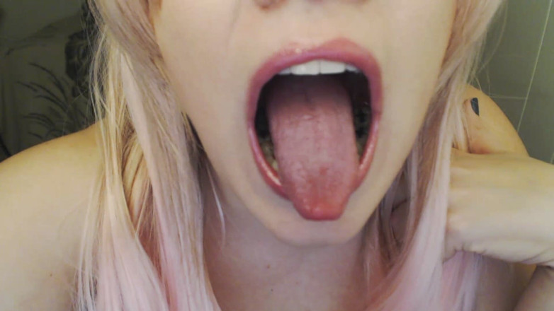 Scarlet Vixen: Feticcio della lingua della bocca e della gola