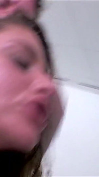 In the office the manager gets fucked by two cocks and a big baseball bat in her ass
