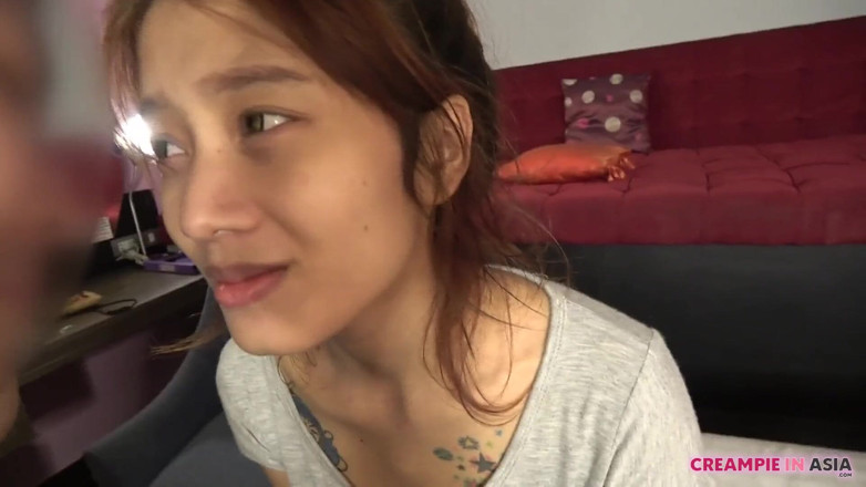Creampie In Asia: Tight pussy was too small