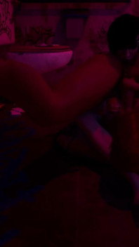 Futa Wrecks Futa in Filthy Club Toilet