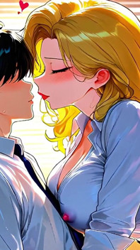 Дополнительные занятия после темноты с блондинкой MILF — AI Animation