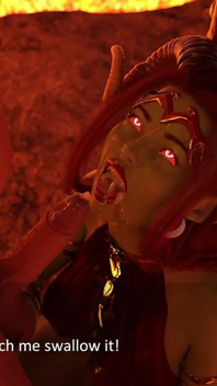 Demon ssie kutasa podczas oglądania jego byłej - Spellbook Ntr 20 Animowana gra porno