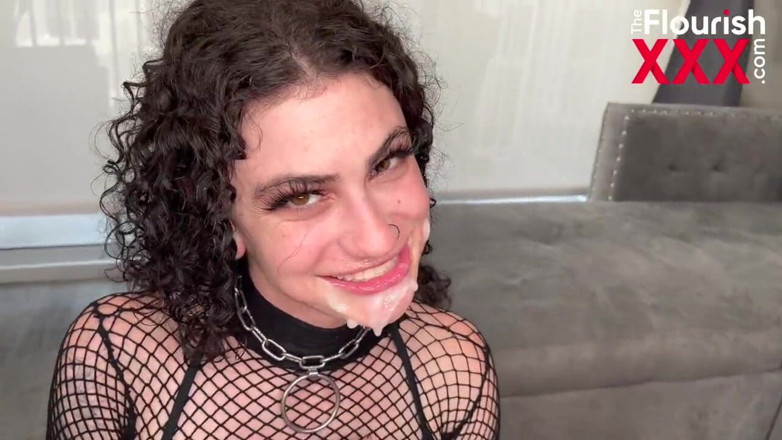 The Flourish XXX: Lydia Black DAP dan tembusan berganda bukkake gangbang dengan jilat...