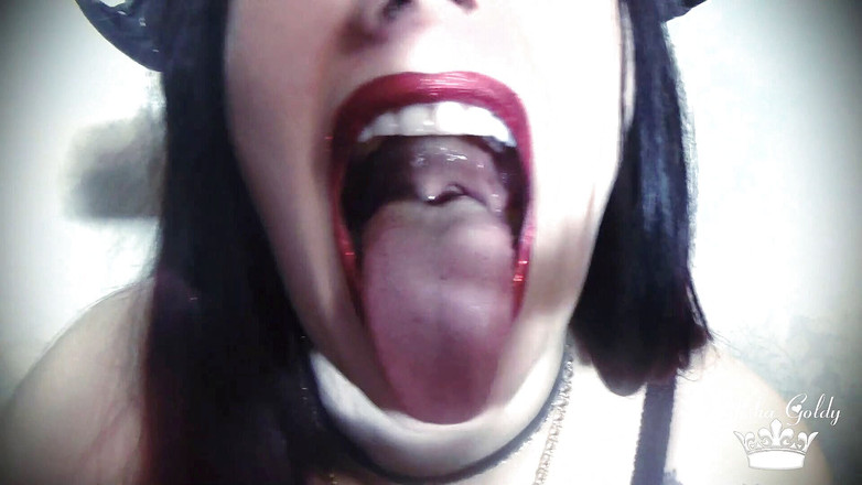 Goddess Misha Goldy: Meine lippen - ist eine Tür zur hölle! Genießen