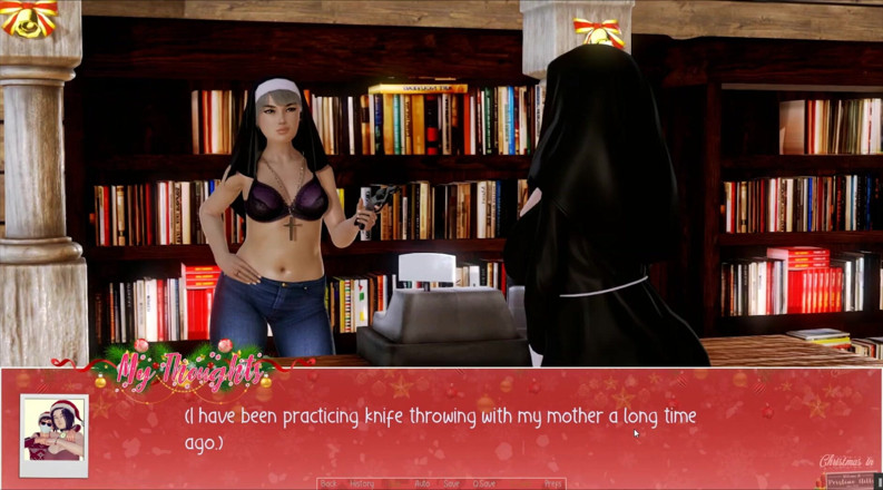 Cumming Gaming: Natale illimitato [gioco porno hentai di natale] ep.15 la sorellastra sophia...