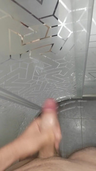 Cumshot After Showering