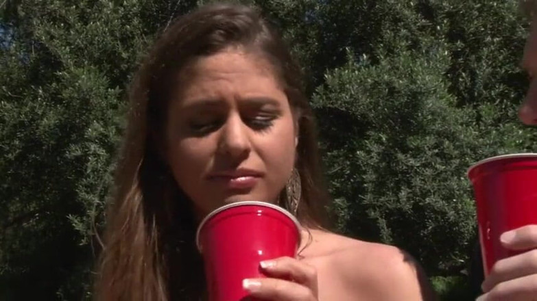 Dark Alley Orgy: Hot girls fucking hard with their friends