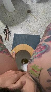 Pissing in the Toilet